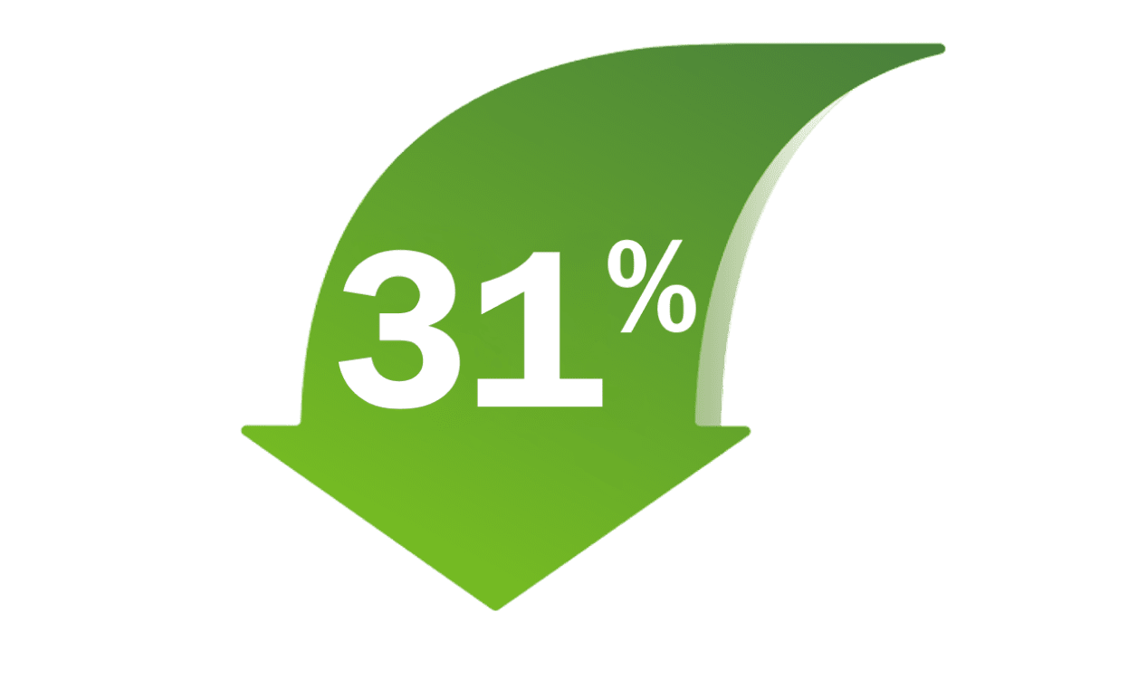31% reduction in exacerbations arrow icon