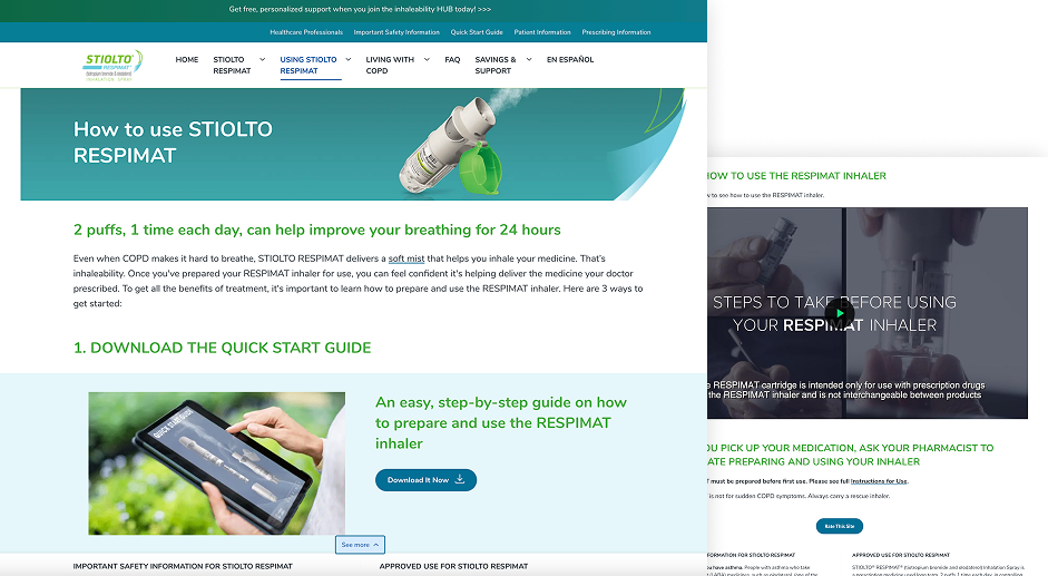 Onboarding Stiolto Patients